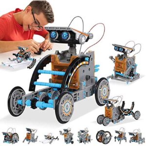 Stem Toys 13 In 1 Creative Educational Toys Solar Powered Robot Toys Science Kit Building Blocks Toys For 8-10 Years Old Boys