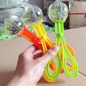Bug Insect Catcher Scissors Tongs Tweezers Scooper Clamp Kids Toy Cleaning Tool For Biological outdoor adventure game toys