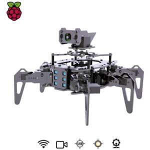 RaspClaws Hexapod Spider Robot Kit with OpenCV Target Tracking Video Transmission Crawling Robot for Raspberry Pi 3 Model B+/B